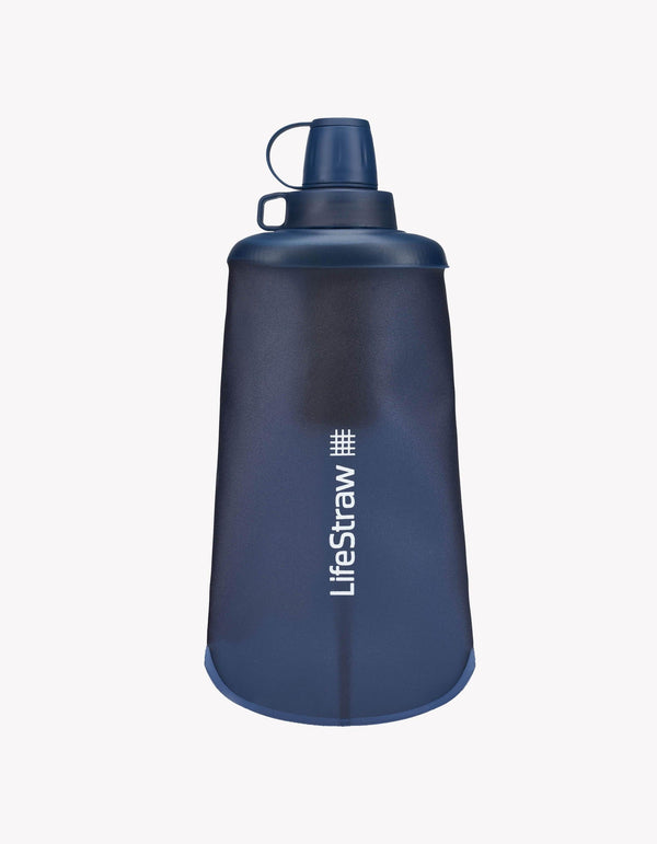 LifeStraw Peak Series Collapsible Squeeze 650ml Mountain Blue