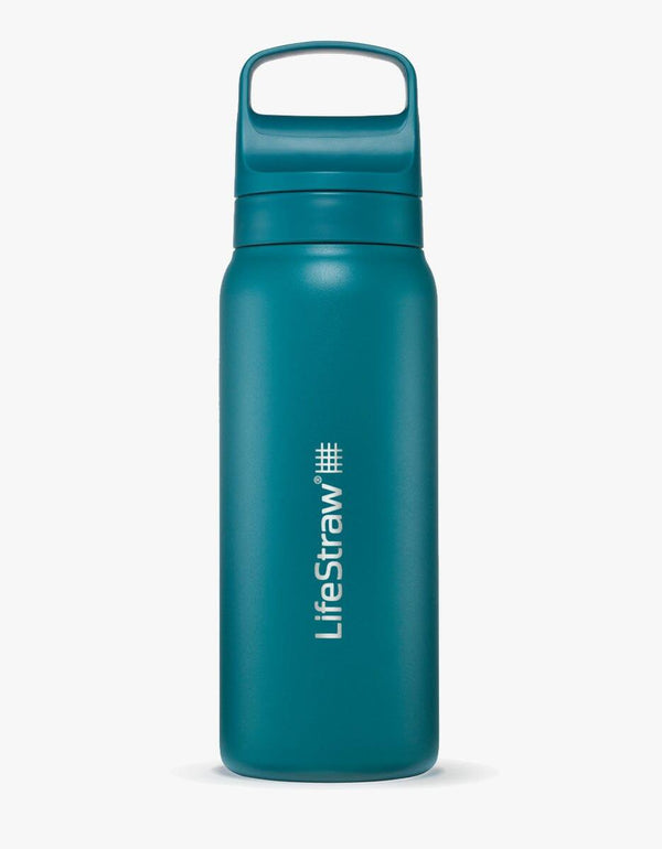 LifeStraw Go Series Stainless Steel 24 oz Laguna Teal