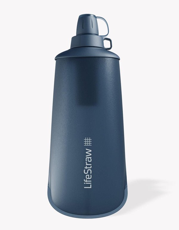 LifeStraw Peak Series Collapsible Squeeze 1L Mountain Blue