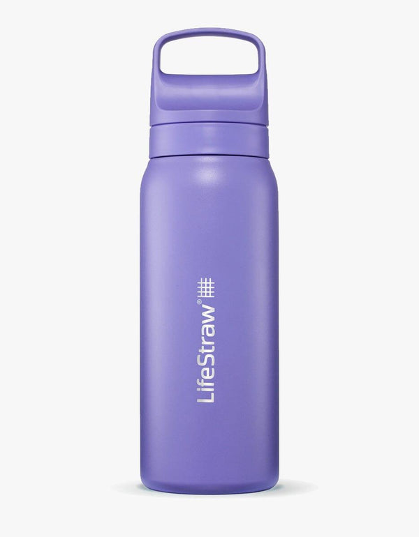 LifeStraw Go Series Stainless Steel 24 oz Thistle Purple