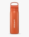 LifeStraw Go Series Stainless Steel 18 oz Kyoto Orange