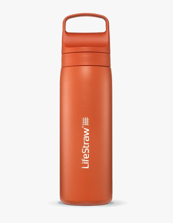 LifeStraw Go Series Stainless Steel 18 oz Kyoto Orange